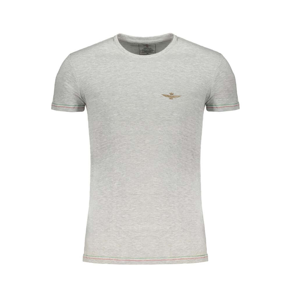 Aeronautica Militare Brown Cotton Men T-Shirt