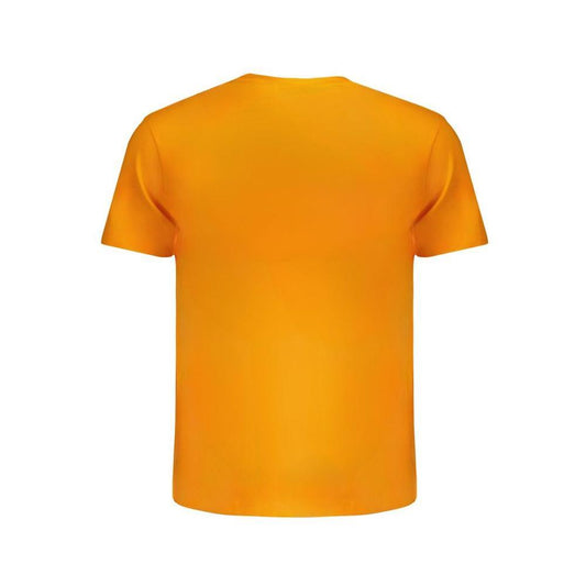 Napapijri Orange Cotton T-Shirt NA-31622-XXL