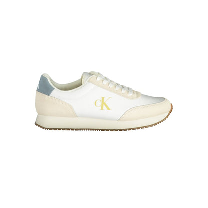 Calvin Klein White Polyester Men Sneaker 1728,67403481248,Athletic - Sneakers - Shoes,Calvin Klein,EU40/US7,EU44/US11,EU45/US12,Men,New with tags,Shoes,Sneakers - Shoes,White