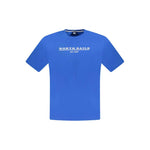 North Sails Blue Cotton Men T-Shirt