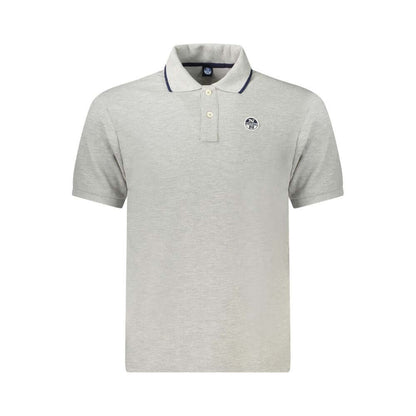 North Sails Brown Cotton Men Polo Shirt