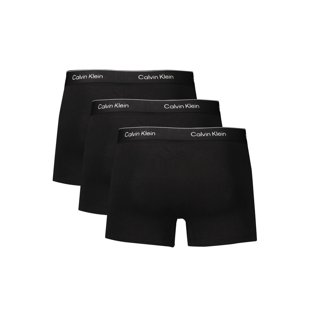 Calvin Klein Black Cotton Men Underwear