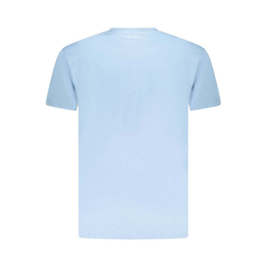 Trussardi Light Blue Cotton Men T-Shirt