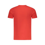 Cavalli Class Red Cotton Men T-Shirt