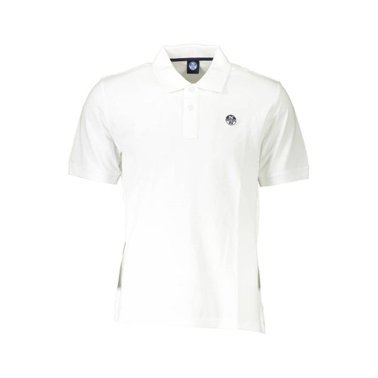 North Sails White Cotton Polo Shirt