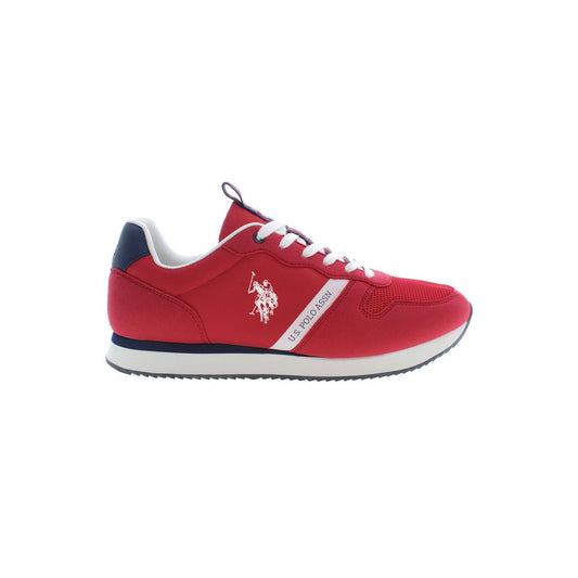 U.S. POLO ASSN. Red Polyester Sneaker