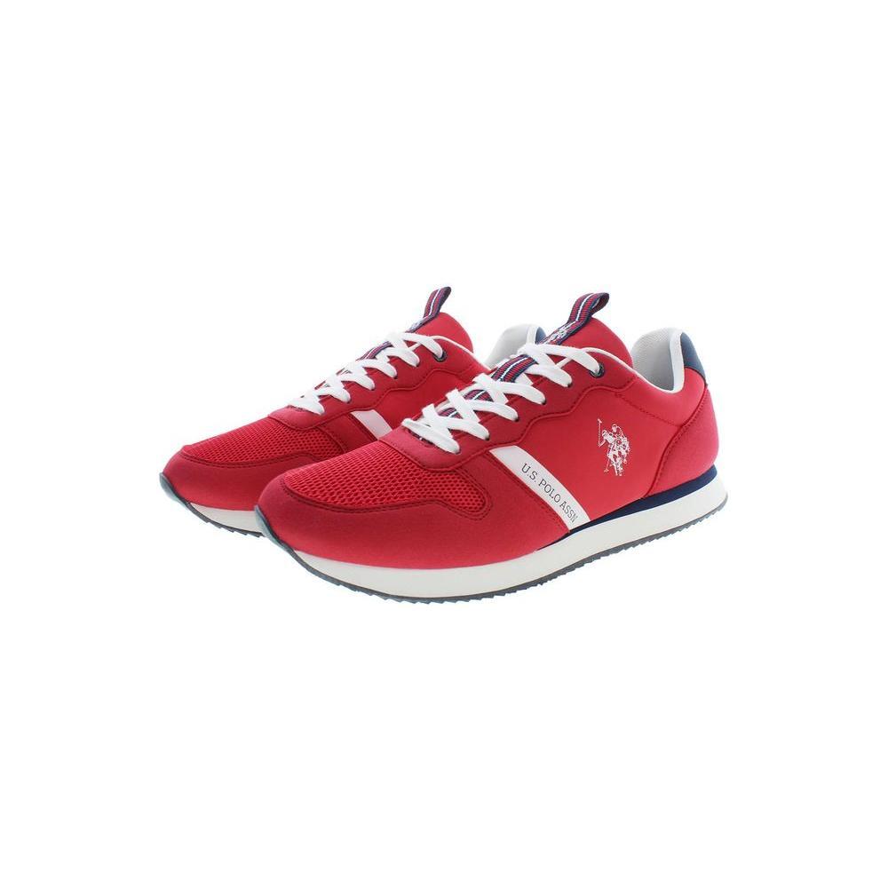 U.S. POLO ASSN. Red Polyester Men Sneaker US-37257-EU44/US11