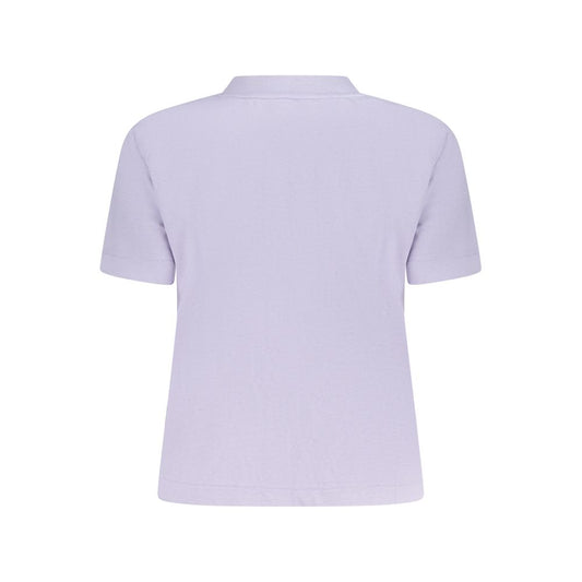 Calvin Klein Purple Cotton Women T-Shirt CA-38300-L