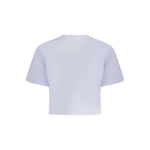 Converse Purple Cotton Women T-Shirt CO-38352-L