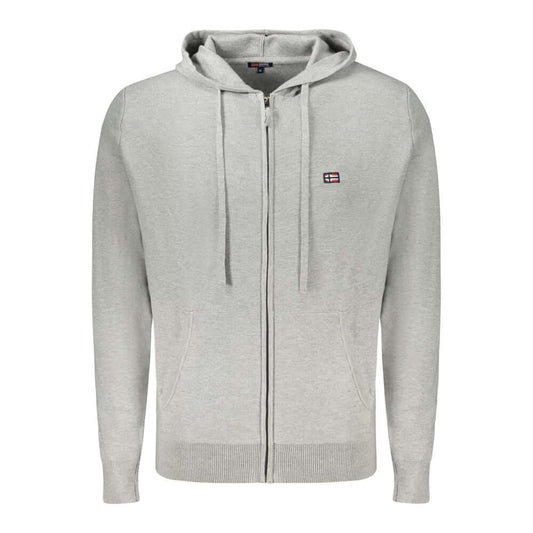 Norway 1963 Gray Polyamide Men Cardigan NO-33184-M