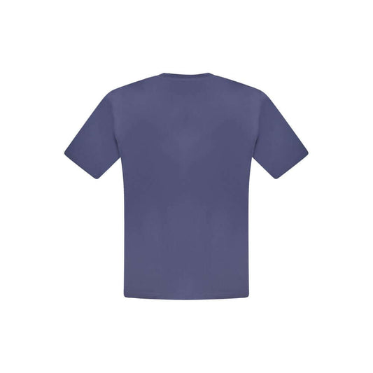 North Sails Blue Cotton Men T-Shirt