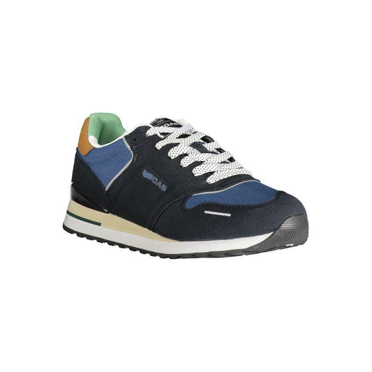 Gas Blue Polyester Men Sneaker GA-38585-EU43/US10