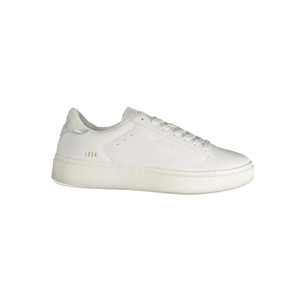 Gas White Polyester Sneaker