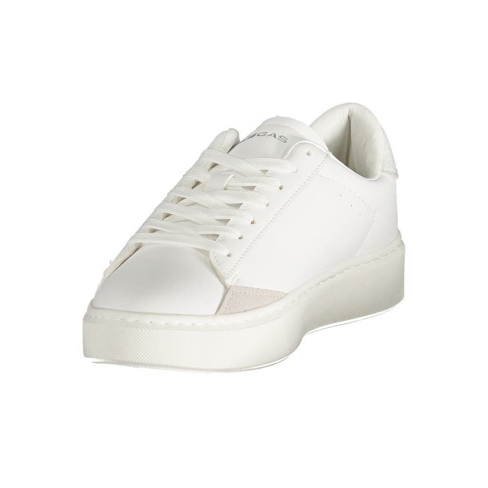 Gas White Polyester Sneaker