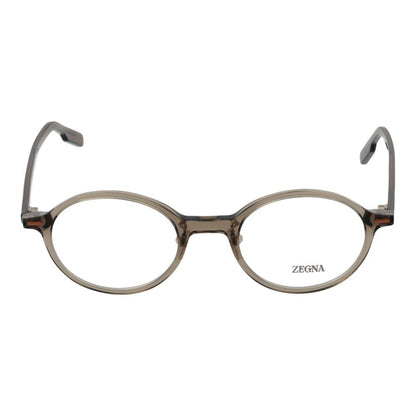 Ermenegildo Zegna Gray Plastic Glasses (Frames)