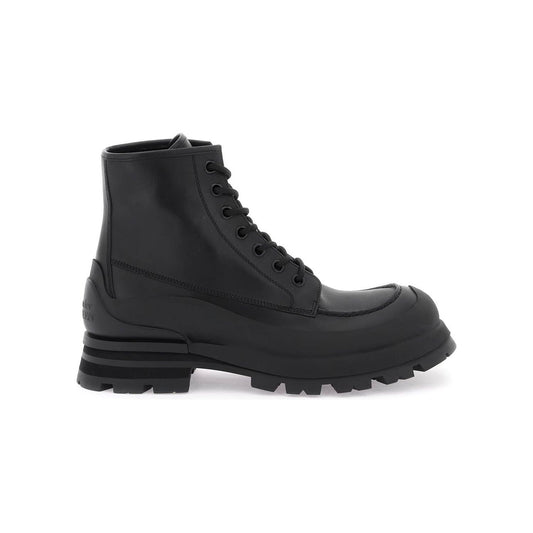 Alexander Mcqueen leather ankle boots Boots Alexander Mcqueen Dark Slate Gray