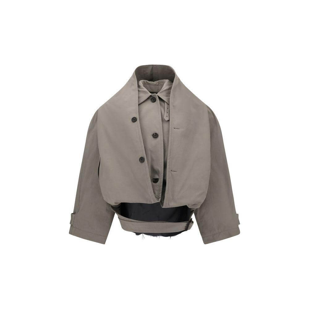 Balenciaga Reverse hooded Trench Coat BA-831516TQP079966-IT36 | XS