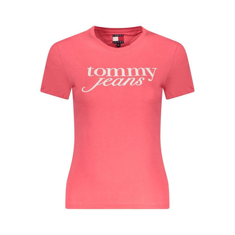 Tommy Hilfiger Pink Cotton Tops & T-Shirt TO-38447-L