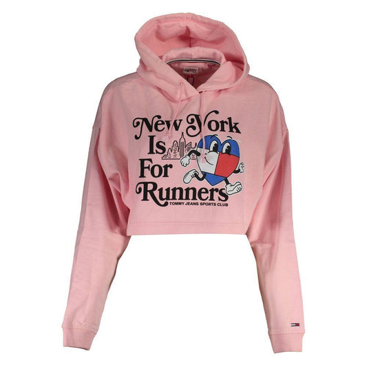 Tommy Hilfiger Pink Cotton Women Sweater TO-17190-S