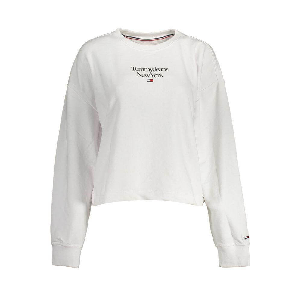 Tommy Hilfiger White Cotton Women Sweater TO-17427-XL