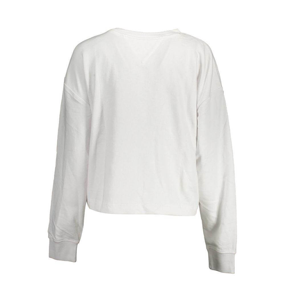 Tommy Hilfiger White Cotton Women Sweater TO-17427-XL