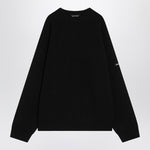Balenciaga Black wool knit sweater 764454T1675/R_BALEN-1000_323