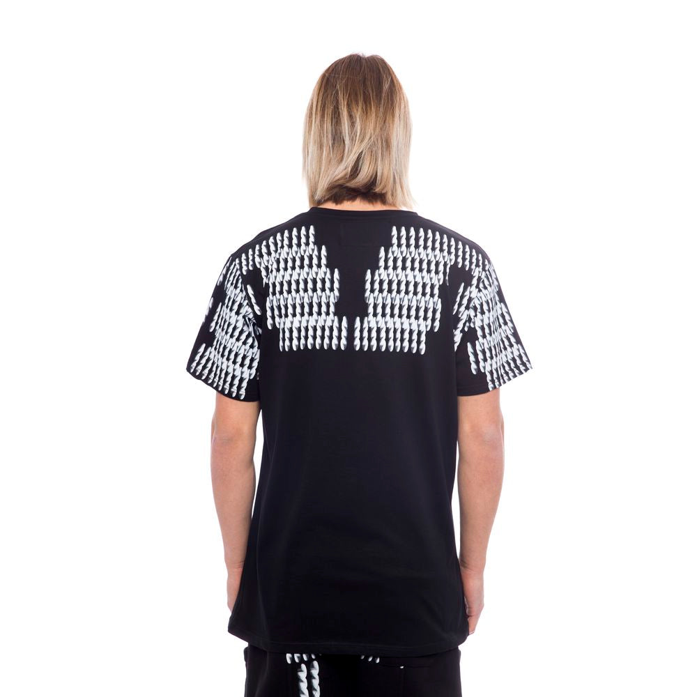 تي شيرت رجالي من القطن باللون الأسود من نيكولو تونيتو