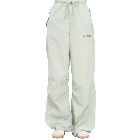 Hinnominate Green Nylon Women Trouser