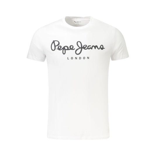 Pepe Jeans White Cotton T-Shirt