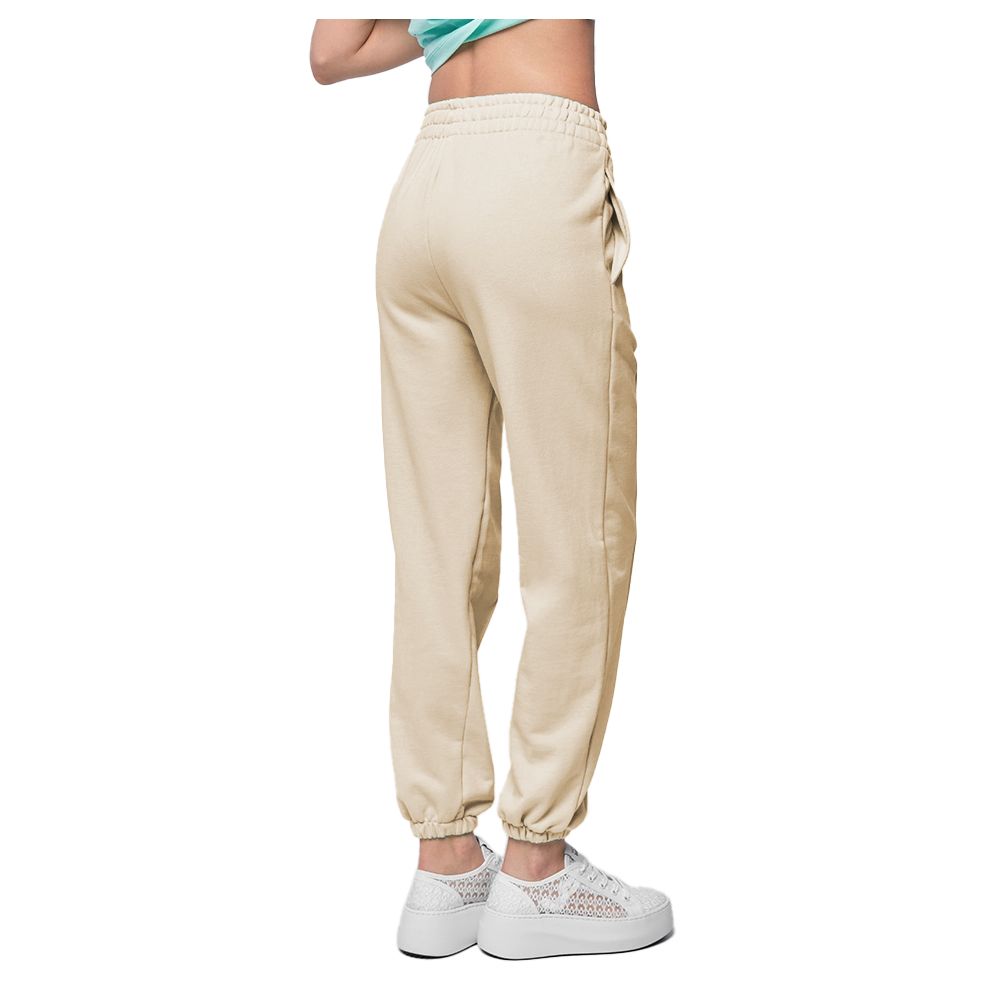 Hinnominate Beige Cotton Women Sweatpant