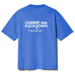 Comme Des Fuckdown Blue Cotton T-Shirt CO-15644-XXL