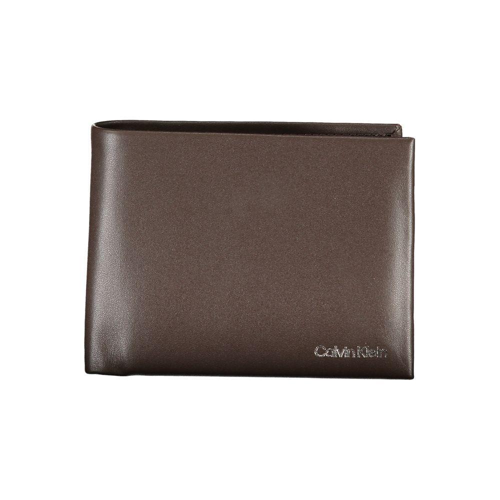Calvin Klein Brown Leather Wallet CA-25965