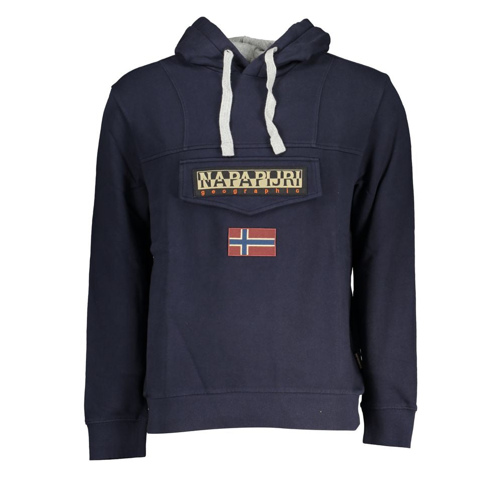Napapijri Blue Cotton Sweatshirt