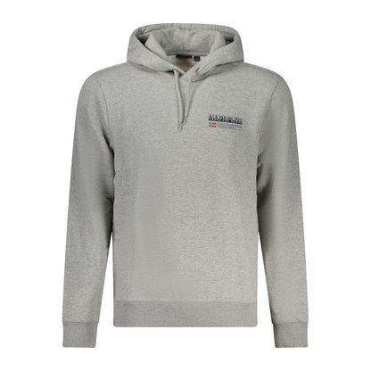 Napapijri Gray Cotton Sweatshirt