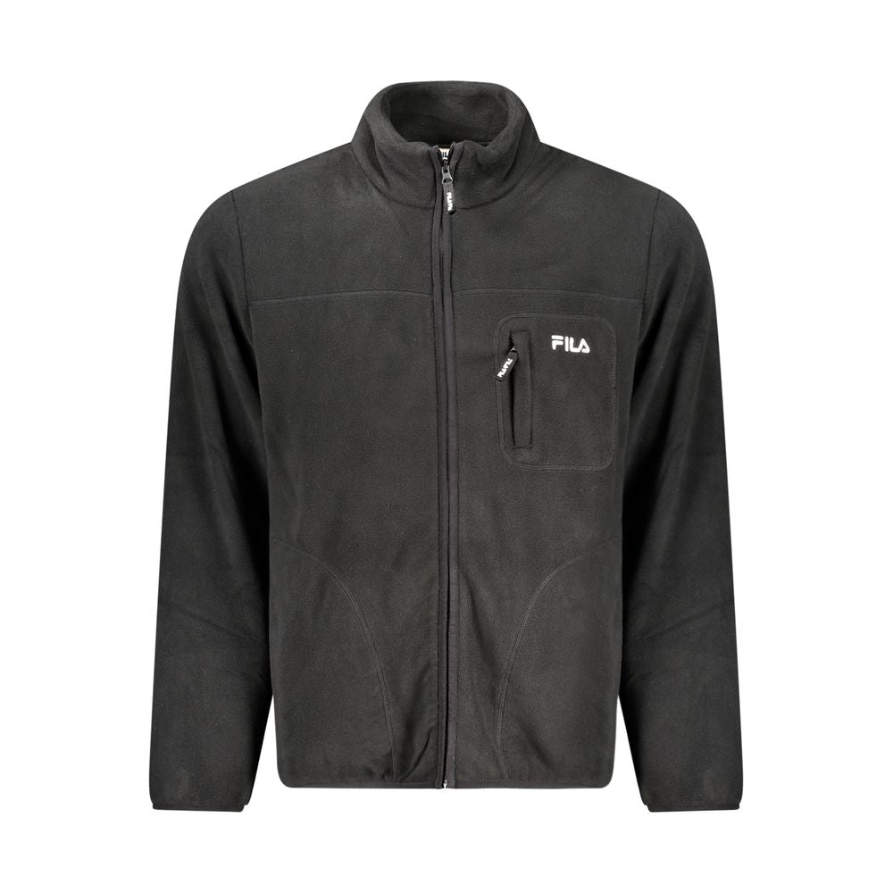 Fila Black Polyester Men Jacket
