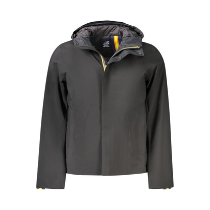 K-WAY Black Polyester Jackets & Coat
