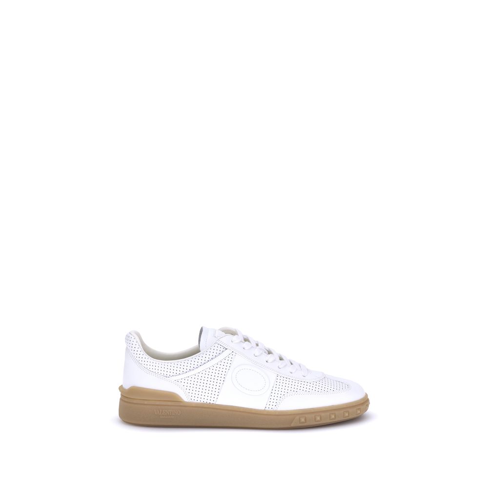 Valentino Garavani White Rubber Low Top Sneakers