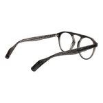 Yohji Yamamoto Brown Men Glasses Frame in full-rim aviator style with plastic material, size 50-20-145, featuring demo lenses.
