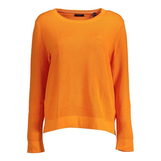Gant Orange Cotton Sweater GA-14718-L