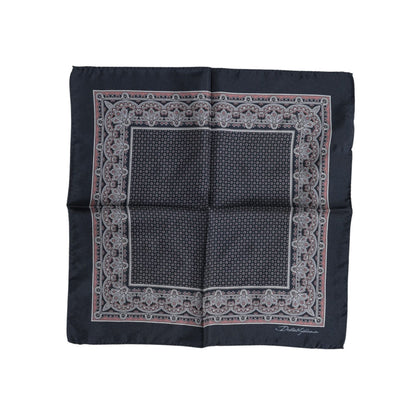 Dolce & Gabbana Multicolor Fantasy Silk Square Foulard Scarf