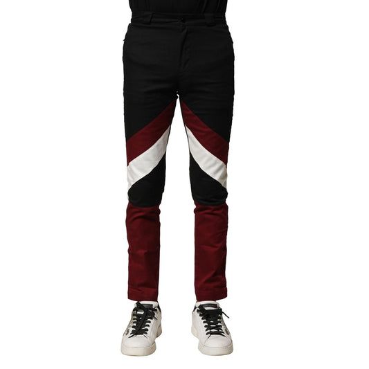 Dolce & Gabbana Multicolor Cotton Jogger Men Pants