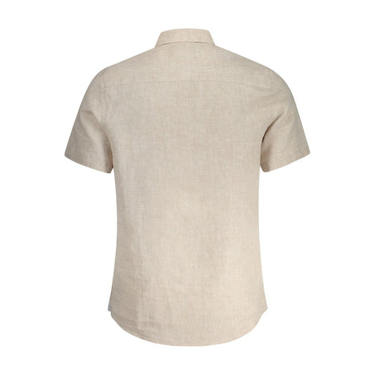 North Sails Beige Linen Shirt NO-38909-S