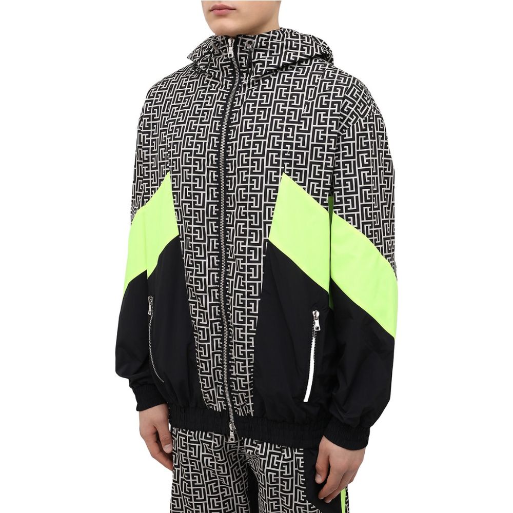 Balmain Multicolor Nylon Men Jacket