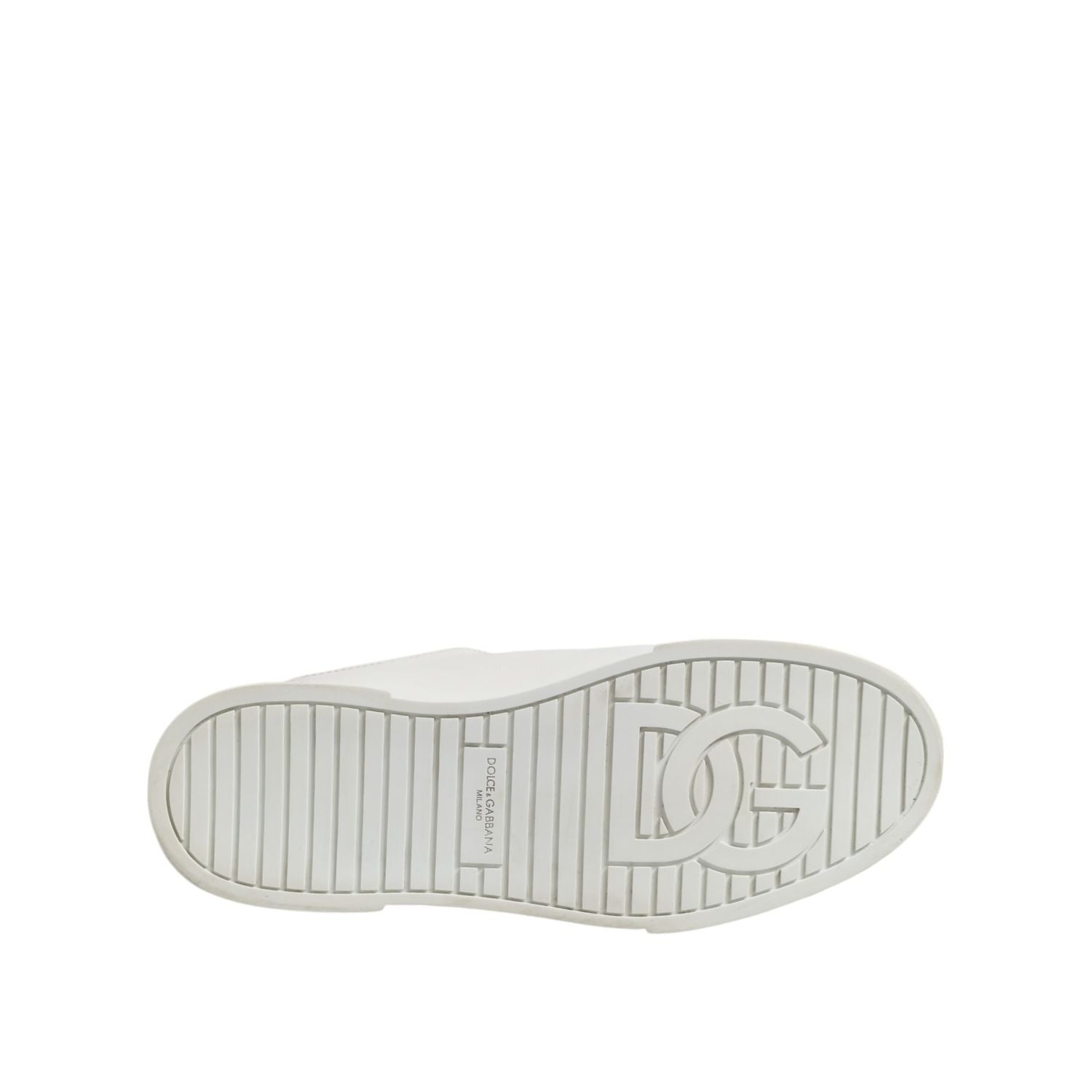 Dolce & Gabbana White Logo Lace Up Low Top Men Sneakers Shoes