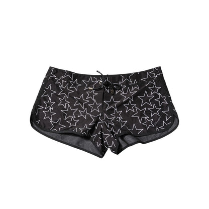 Dolce & Gabbana Black Star Print Beachwear Shorts Swimwear
