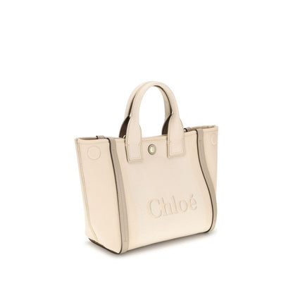 Chloé Beige Cotton Shoulder Bag