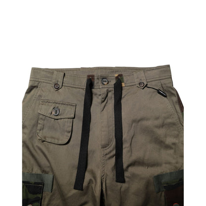 Dolce & Gabbana Brown Cotton Camouflage Cargo Pants