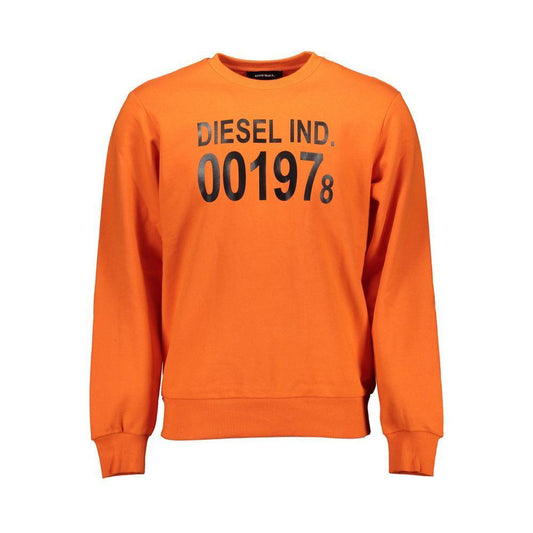 Diesel Orange Cotton Sweater DI-4337-L