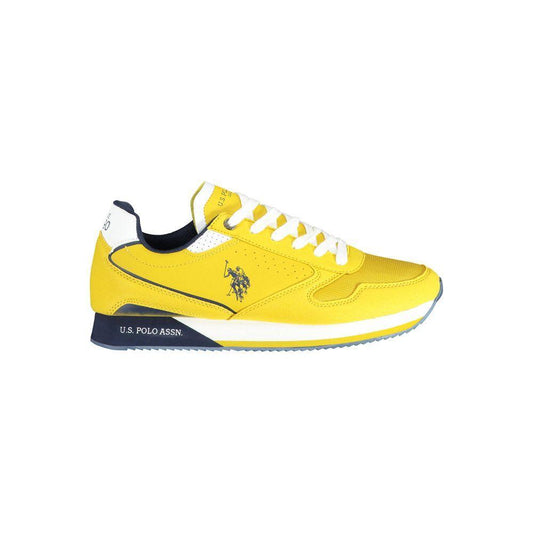 U.S. POLO ASSN. Yellow Polyester Sneaker US-11842-EU41/US8