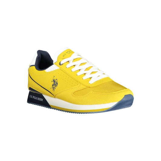 U.S. POLO ASSN. Yellow Polyester Sneaker US-11842-EU41/US8